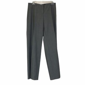 HUGO BOSS Women's Gray Wool Suit Trousers